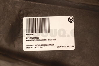 A2186200015 MOUNTING CONSULE.FERT WALL-218