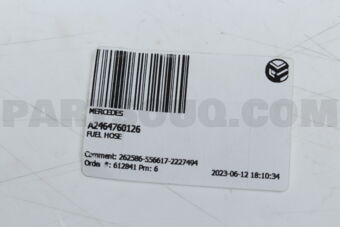 A2464760126 FUEL HOSE
