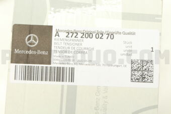 A2722000270 BELT TENSIONER-W203/W221/W212