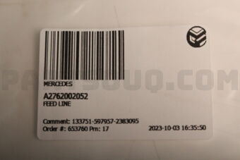 A2762002052 FEED LINE