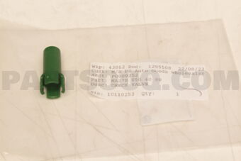 A2780504000 MERCEDES VALVE,CYLINDER HEAD RHT-E(W212