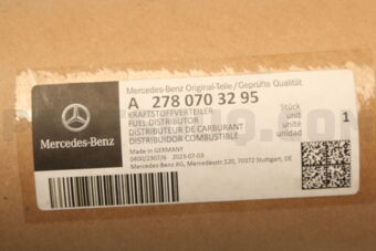 A2780703295 FUEL DISTRIBUTOR