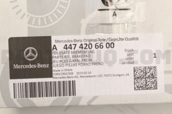 A4474206600 BRAKE PAD