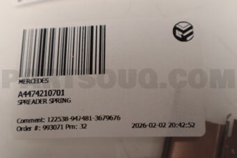 A4474210701 SPREADER SPRING