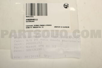 A4609940112 SICHERUNG