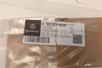 A4638175000 MODEL BADGE