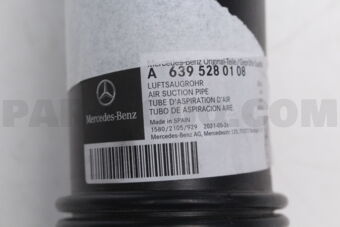 A6395280108 AIR SUCTION PIPE