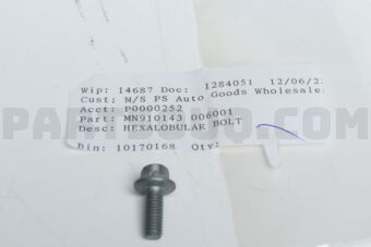 N910143006001 HEXALOBULAR BOLT