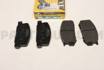 MP2102 BRAKE PAD FR NON ASBESTOS, 81-85TT82-86/TA60