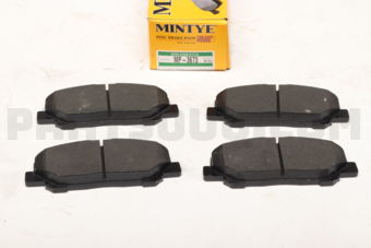 MP3673 BRAKE PAD FR NON ASBESTOS, TOYPREVIA20