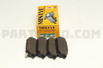 MP3697 BRAKE PAD RR., ~KIASORENTO 02