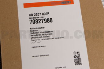 CR2307000P RADIATOR BMW G30, G11, G12