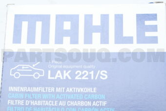 LAK221S CAB AIR CARBON FILTER-X5(F15)
