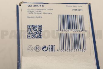 OX3614D OIL FILTER ELMT-5(E60)3(E90)