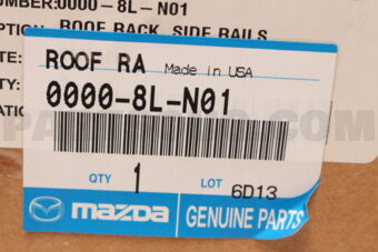 00008LN01 Mazda ROOF RACK