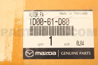 1D0061D80 MOTOR,FAN-RR HEATER