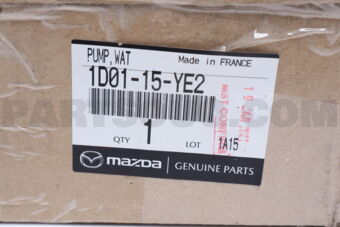 1D0115YE2 Mazda PUMP,WATER