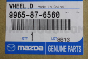 9965876560 WHEEL,DISC-ALUMI