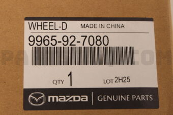 9965927080 WHEEL,DISC-ALUMI