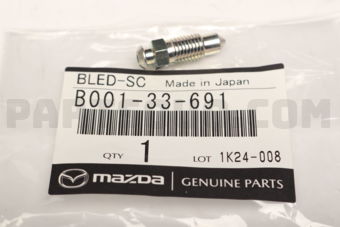 B00133691 SCREW,BLEEDER
