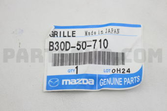B30D50710 GRILLE,RADIATOR-UPP