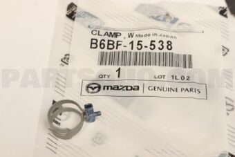 B6BF15538 CLAMP,HOSE