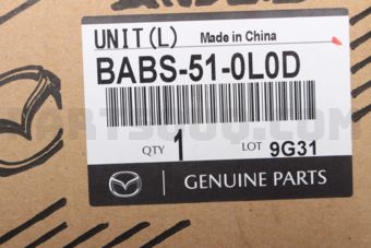 BABS510L0D Mazda UNIT(L),HEAD LAMP