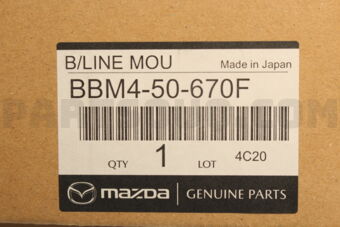 BBM450670F MOULD(L),RR.BELTLINE