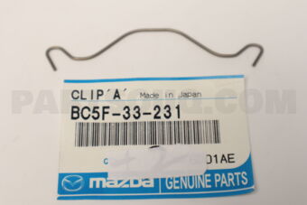 BC5F33231 Mazda CLIPA,PAD