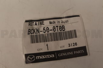 BCKN500T0B RETAINER(R),FRONT BU