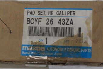 BCYF2643ZA PAD SET,RR CALIPER