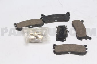 BCYF2643ZA PAD SET,RR CALIPER