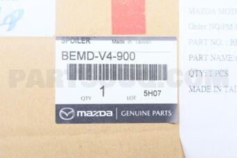 BEMDV4900 SPOILER-FRONT UNDER