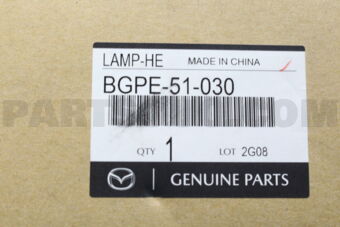 BGPE51030 LAMP(R),HEAD