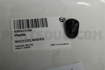 BJ0F67510B NOZZLE(R),WASHER