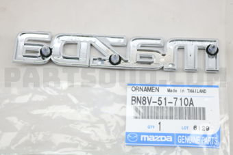 BN8V51710A ORNAMENT,MAKER NAME-REAR