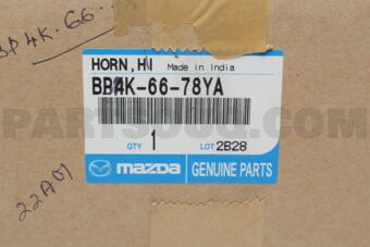 BP4K6678YA HORN,HIGH TONE
