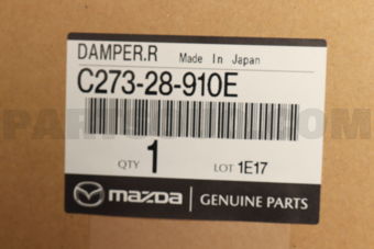 C27328910E DAMPER,REAR