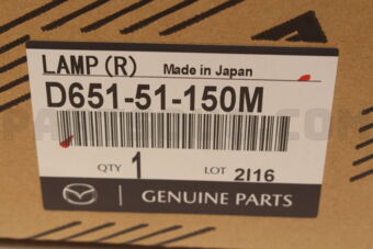 D65151150M LAMP(R),RR COMB