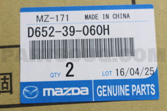 D65239060H RUBBER NO.3,ENG.MTG