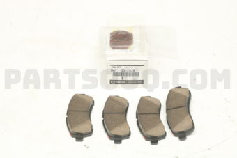 D6Y13328ZA PAD SUB SET,FRT CALI