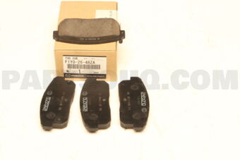 F1Y02648ZA PAD SUB SET,RR CALIP