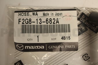 F2G813682A HOSE,WATER