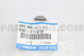 F80111319 KEY,WOODRUFF-PULLEY