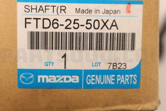 FTD62550XA SHAFT(R),DRIVE
