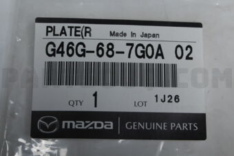 G46G687G0A02 PLATE(R),SCUFF-OUTER