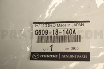 G60918140A CORD SET,HI.TENSION