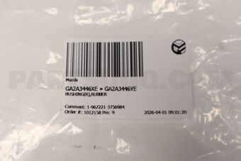 GA2A3446YE Mazda BUSHING(L),RUBBER