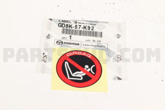 GD8K57K92 LABELA,CAUTION-A/B