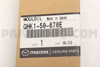 GHK150670E MOULD(L),RR.BELTLINE